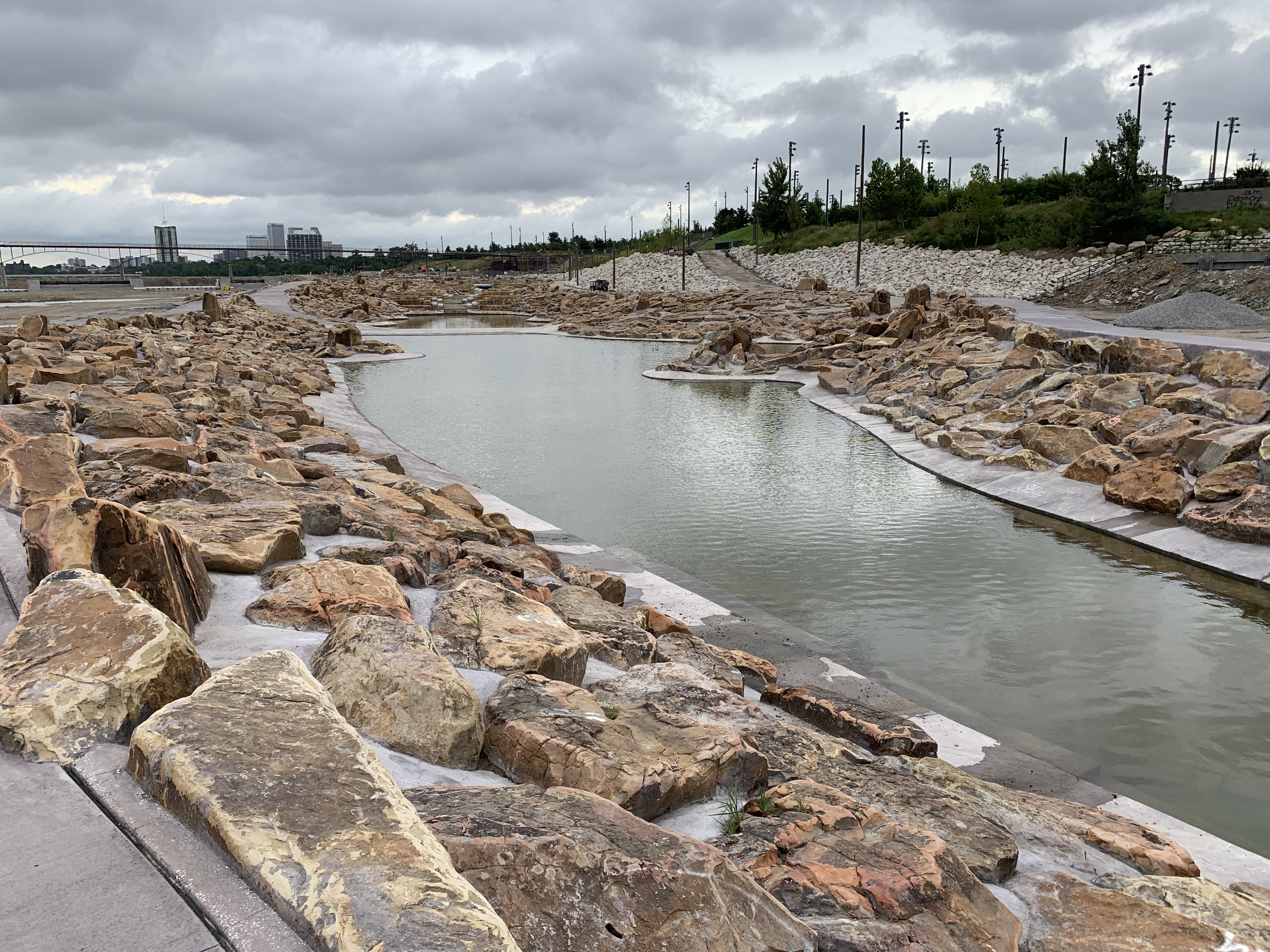 Upstream from Flume end.JPG